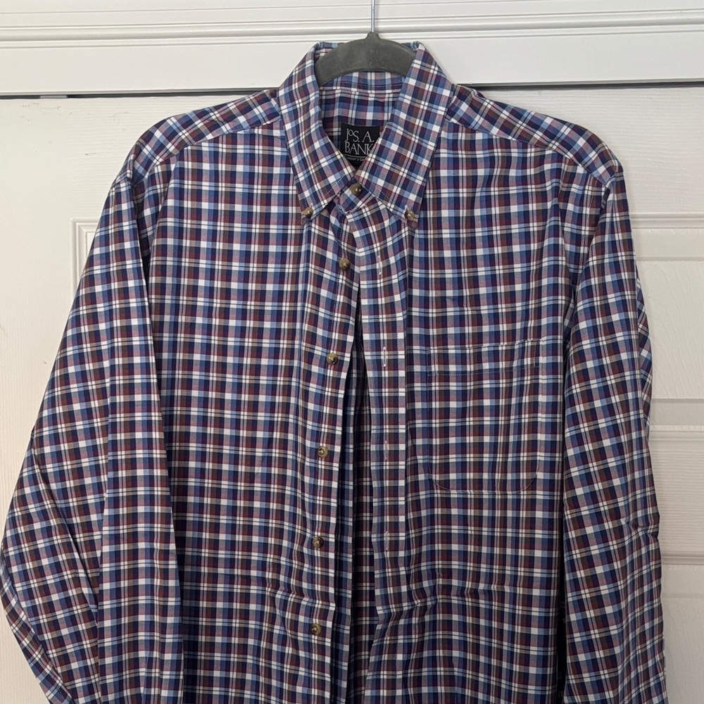 Jos. A. Bank Multicolor Plaid Button Down Shirt